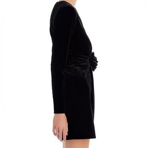 Elegant Black Velvet Dress